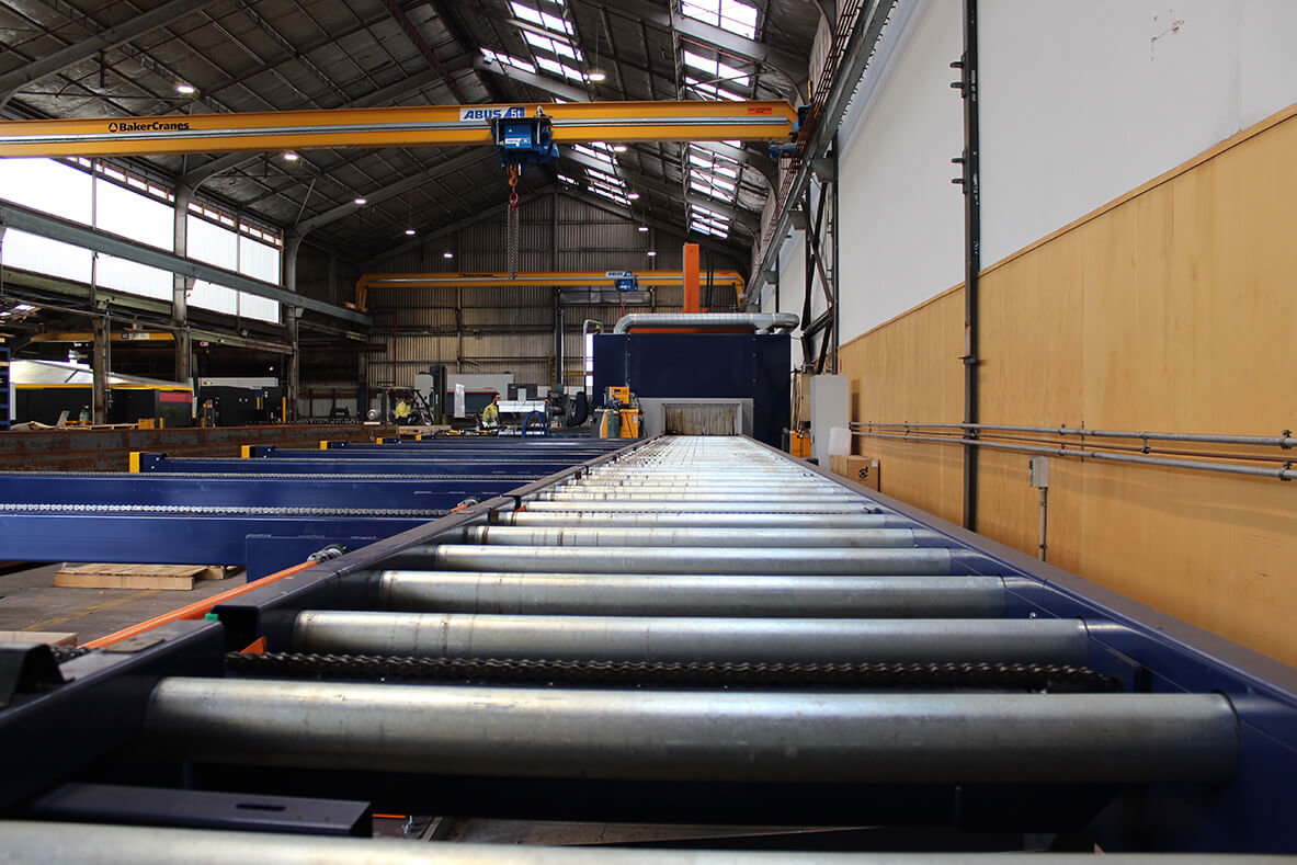 beamline main feed rollers