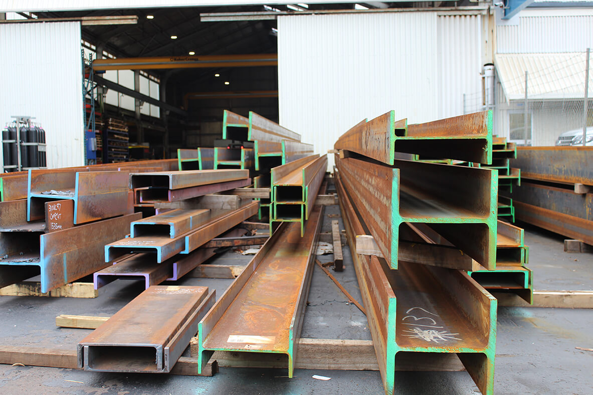 colour coded beams